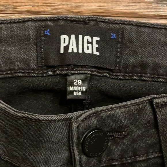 PAIGE Verdugo Ankle Distressed Jeans Size 29 - Picture 2 of 5